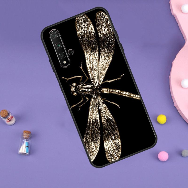 Dragonfly For Huawei Nova 10 9 SE 3i 7i 8i 11i 12i Y60 Y61 Y70 Y72 Y73 Y90 Y91 P20 P30 P40 Lite Case