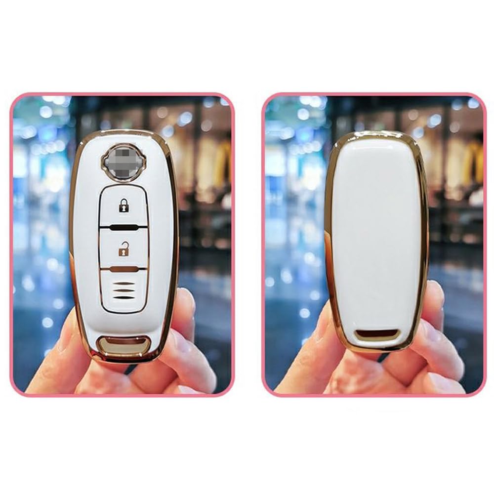 [kmwy] New Nissan Smart Key Case Compatible Serena Sakura Note X-Trail Aura Elgrand Aria