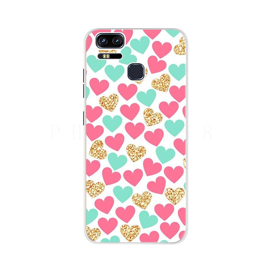 For Asus Zenfone 3 Zoom ZE553KL Case Zenfone Zoom S Z01HD Z01HDA Silicone Soft TPU Phone Back Cover Cases For Asus ZE553KL Funda