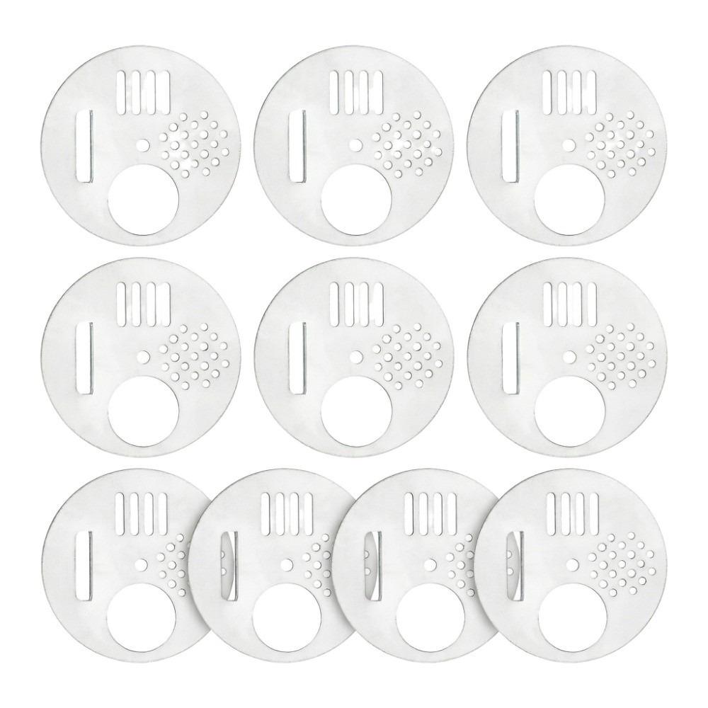 

10 шт. Круглый диск-леток из нержавеющей стали Дверца для улья 10Pcs