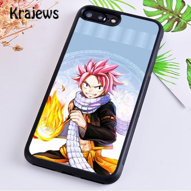 Kryt na telefon Anime Fairy Tail Natsu Dragneel pro iPhone 14 5s 6s 7 8 plus X XR XS 11 12 13 pro max Samsung S21 S22 ultra