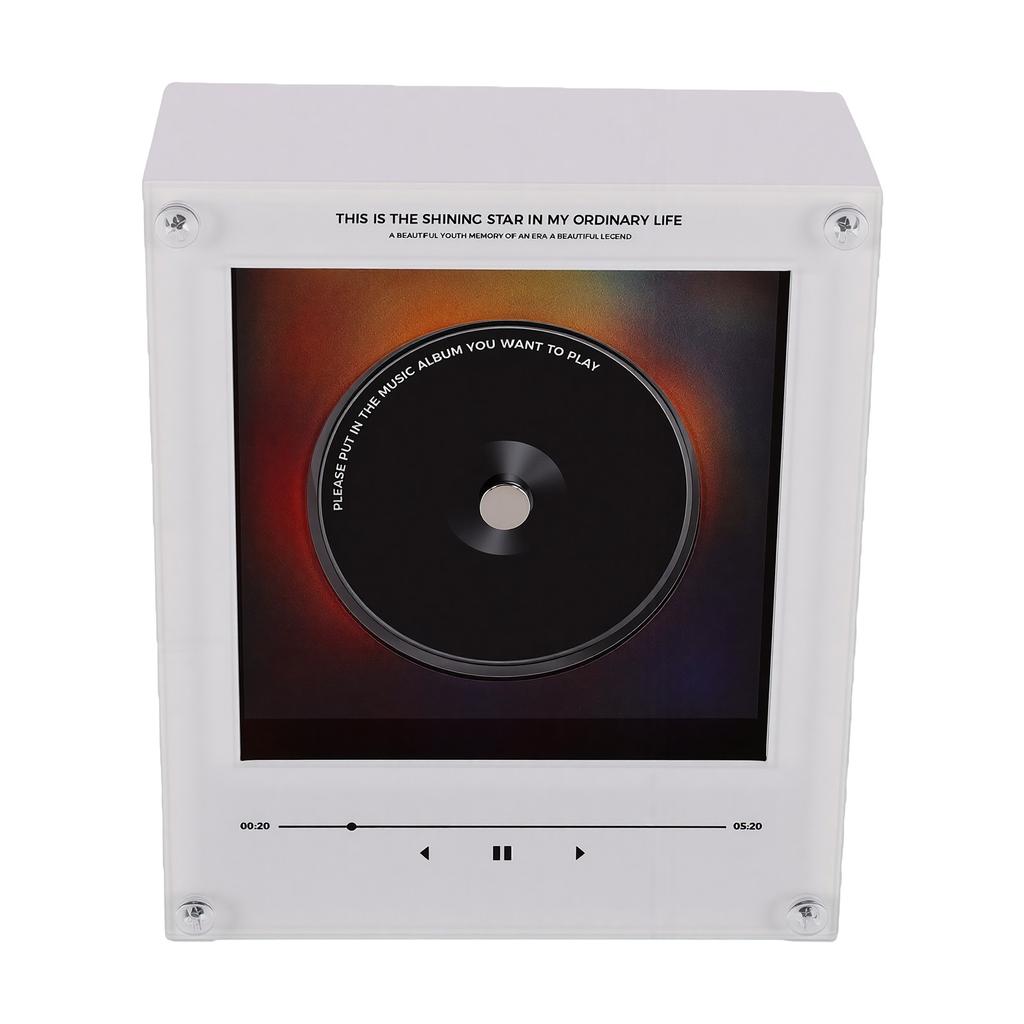 Imanes para Nevera Musicales con Reproductor de Discos NFC Set Reproductor de Música de 256G con Luz para Nevera Escritorio Musical Único