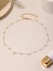 Bohemian Irregular Stone Necklace: Retro, Versatile Clavicle Chain for Women
