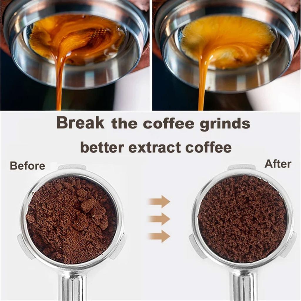 Portable Coffee Distribution Needle Coffee Powder Needle Coffee Distributor Stainless Steel Material Coffee Stirrer