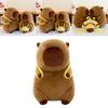 Capybara Animal Plush Toy Cushion With Bee Backpack For Kids Gift
