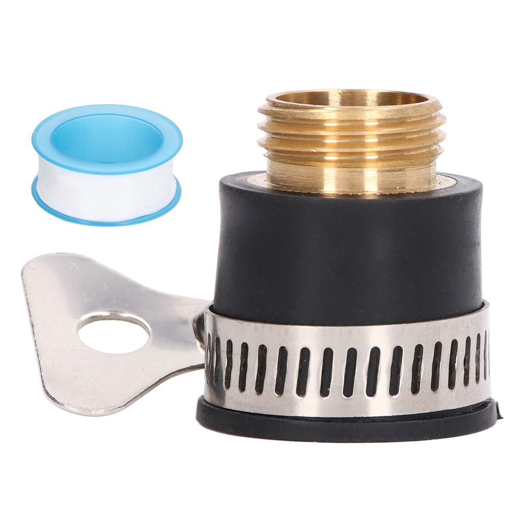Faucet Tap Connector Adapter Universal Garden Kitchen Water Hose Pipe Quick Joint 12in
