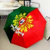 Portuguese Coat Of Arms Automatic Folding Umbrella - 8-Rib Travel Umbrella with Auto Open/Close & Portable Gifts for holidays or birthdays
