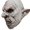 Latex Horror Mask For Halloween Costume With Earring Accent And Haunted Theme