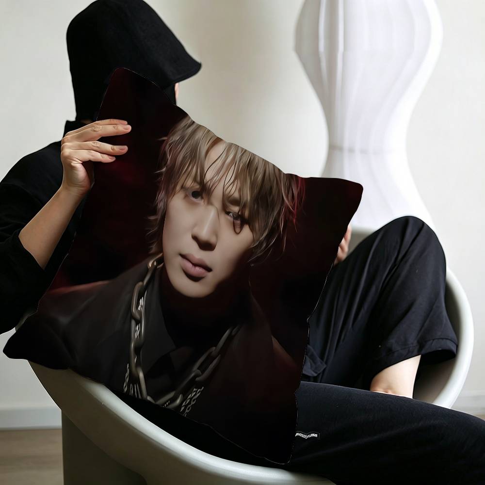 Singer JJiminS Kpop Cushion Cover Pillow Cover Decor Pillowcase Printed Cushion Case for Couch