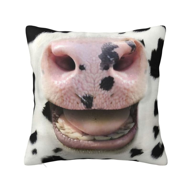 Modern Highland Cow And Flower Throw Pillow Covers Home Decor D Print Sofa Cushion Cover Polyester Soft Pillowslip Dakimakura