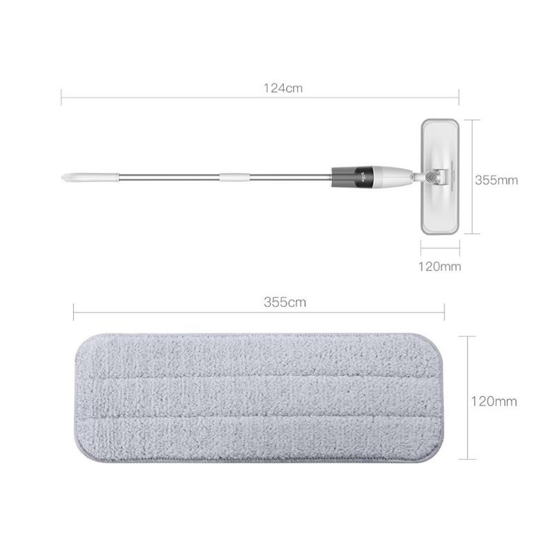 1-4 Pcs Replacement Mop Cloth Rags for Xiaomi Deerma TB500 TB800 Water Spray Mop 360 Rotating Cleaning Cloth Head