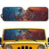Creative Tiger Accordion-Style Off-Road Vehicle Sunshade Shield