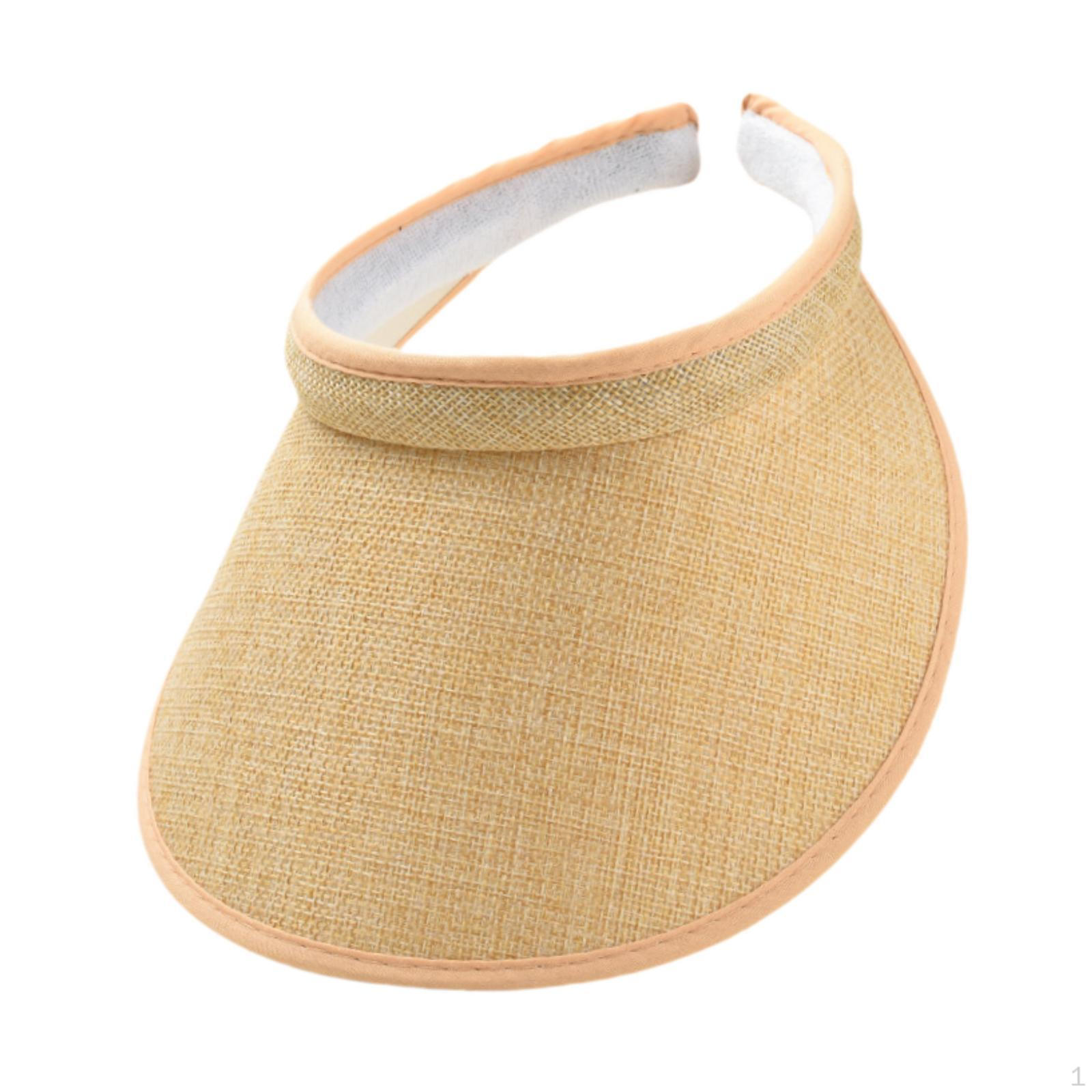 

Солнцезащитная шляпа с козырьком, регулируемая для бега, рыбалки, пляжа, велоспорта, спорта Beige Yellow