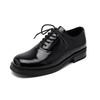 2025 new platform derby shoes men's and women's British commuter shoes business dress casual leather shoes 14643-R