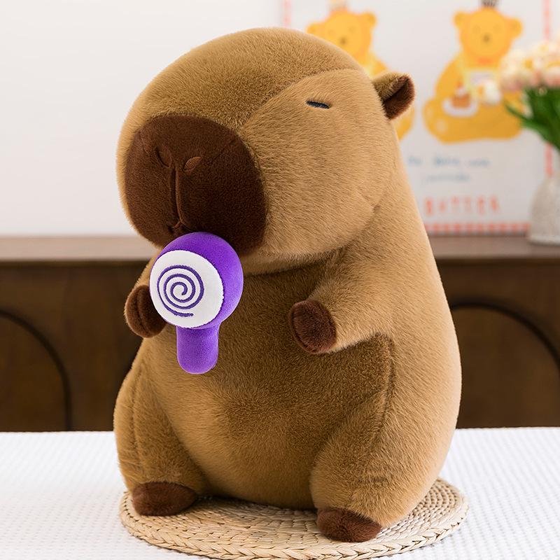 Capybara Plush Pillow Doll - Cute Large Stuffed Toy for Children