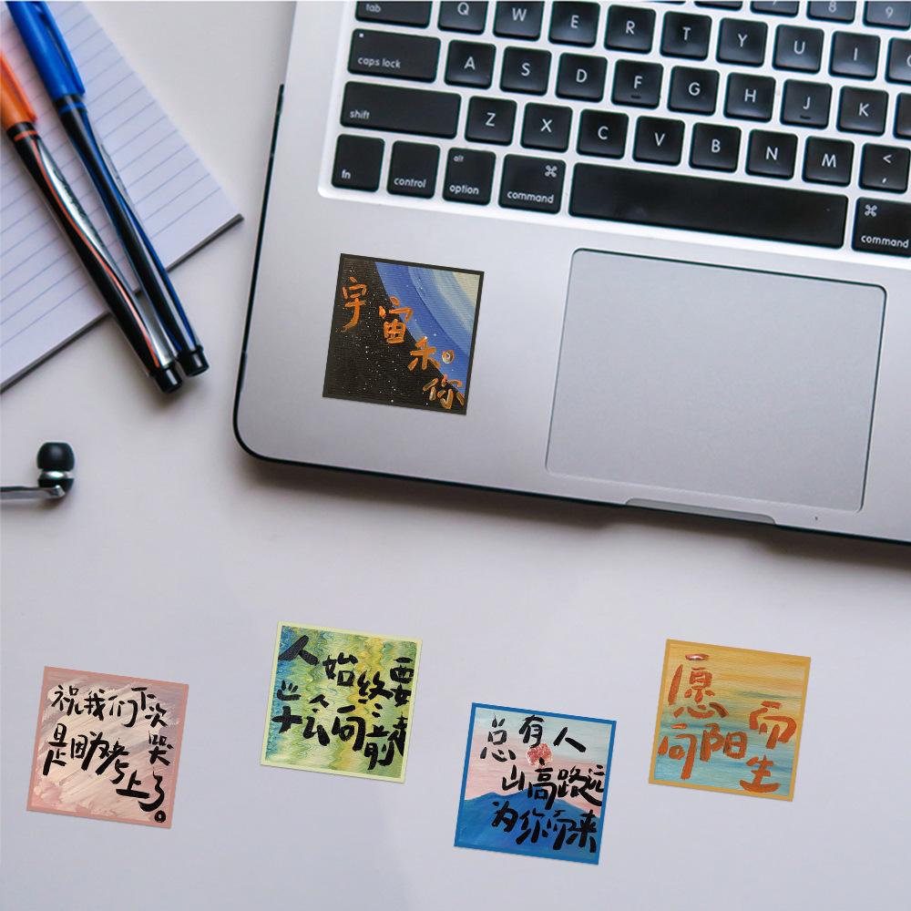 40 Cartoon Acrylic Painting Graffiti Stickers Personalized Decoration Suitcase Pen Guitar Notebook Waterproof Hot Stamp