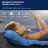 Outdoor Inflatable Mat Camping Foot Pump Moisture-Proof Double Sleeping Pad Lunch Break Car-Mounted Mattress Pillow Outdoor