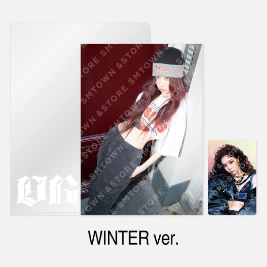aespa Dirty Work Postcard + Hologram Photo Card Set