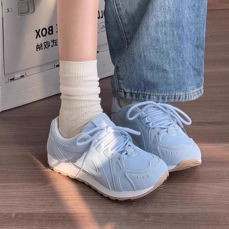 2025 Spring and Autumn New Retro Platform German Training Shoes Women's Height-increasing Forrest Gump Shoes Casual Versatile Outdoor Non-slip Sports