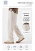 Men's Premium Tencel Linen Summer Pants - Lightweight, Wrinkle-Resistant, No-Iron, Loose Fit, Straight Leg Trousers.