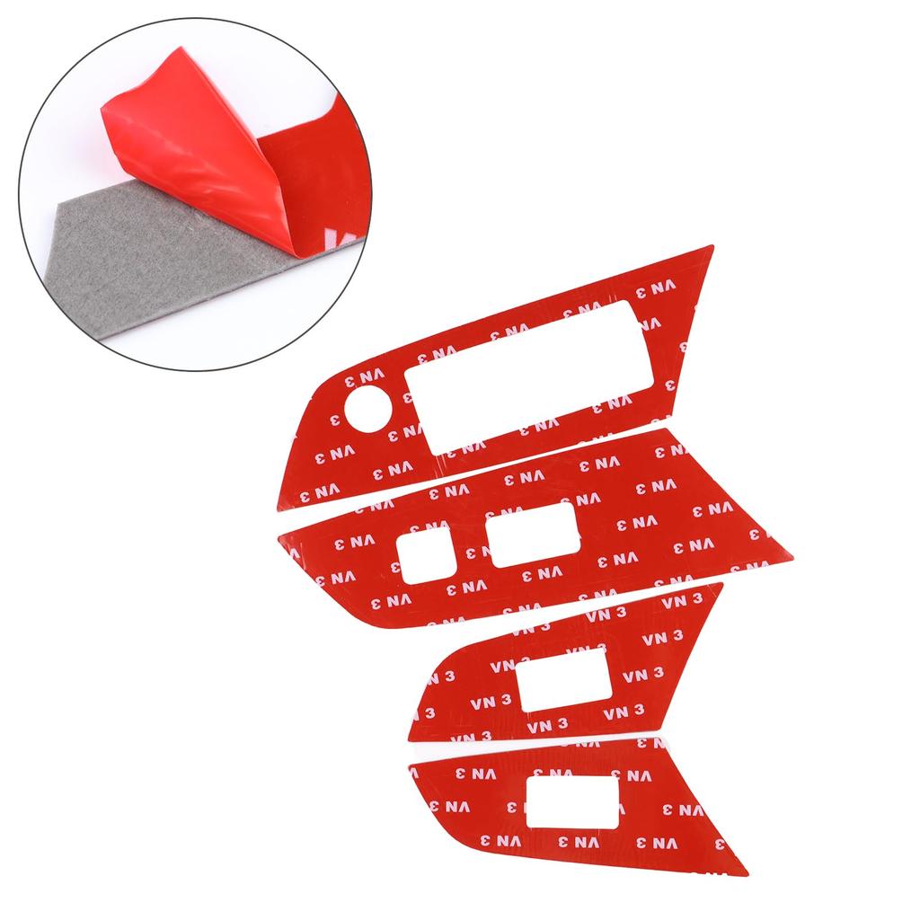 AIRSPEED Toyota Prius 4th Carbon Fiber Interior Customization Stickers for Car Window Switch Easy Tape Included (50 Series, Generation, 2016-2022)