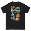 Burlington Vermont T-Shirt Souvenir Tee Lake Mountains Fall Leaves Travel Gift