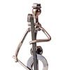 Musical Man Statue, Iron Wires and Screws Statue Home Decor, Musician Tabletop Figurine Desk Decoration for Bookshelf