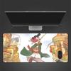 Ernest & Celestine Poster Mouse Pad, Large Gaming Desk Mat, Non-slip XXL Mousepad for Laptop & Tablet, Mini PC Playmat with Stitched Edges