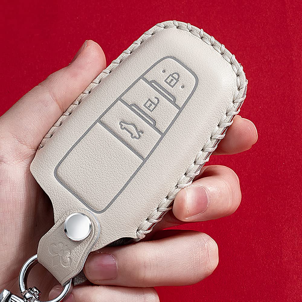 Key Smart Key Key Luxurious Compatible with the New Toyota 80 Land Cruiser Pink Toyota-specific Case, Protective, Cover, Holder, Stylish, Comfortable,