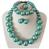 Vintage Style Necklace Bracelet Earring Ring Sets Light Luxury French Pearl Necklace  Women