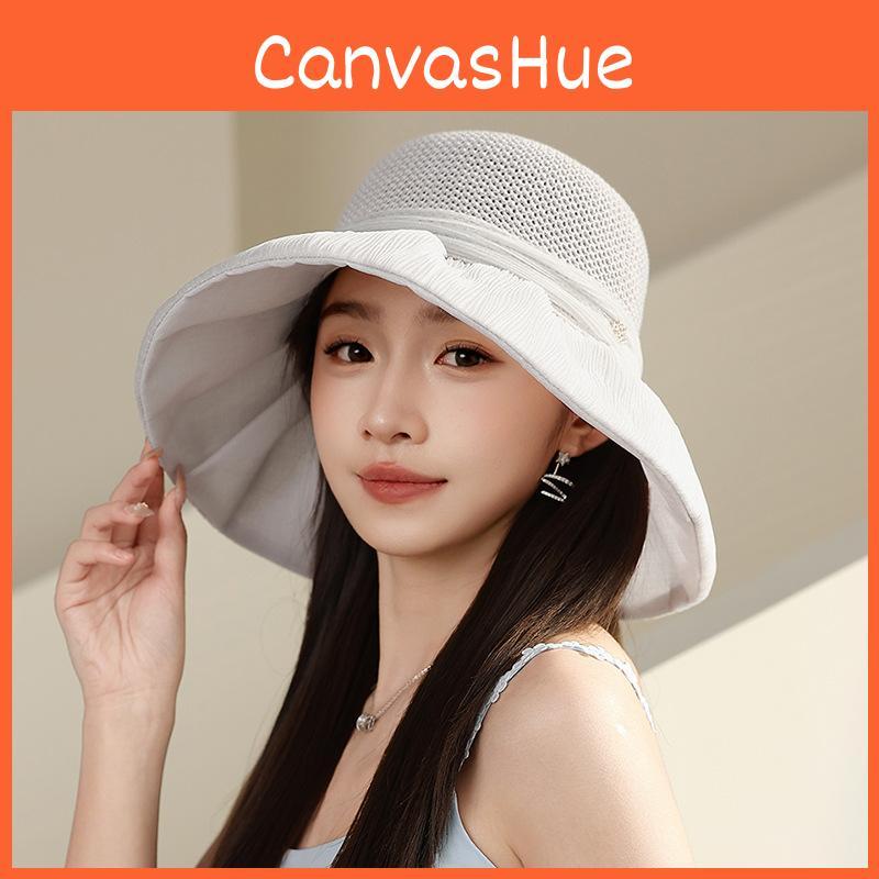 Boho Style Ladies Sun Hat With Large Brim Uv Protection And Foldable Design For Outdoor Use