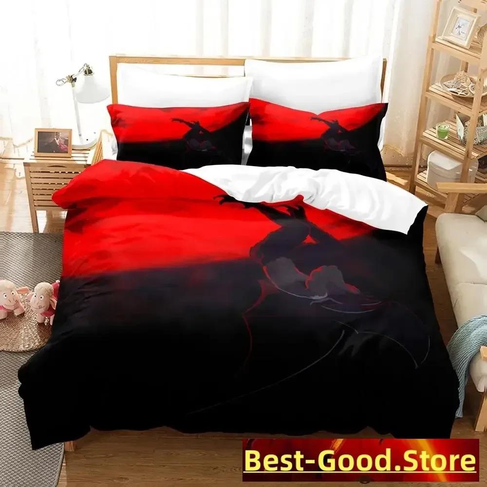Devilman Anime Parure De Lit Bed Printed Bed Set Duvet Cover Pillowcase Bedding Set Linen Sheet Quilt Cover Full Queen King Size