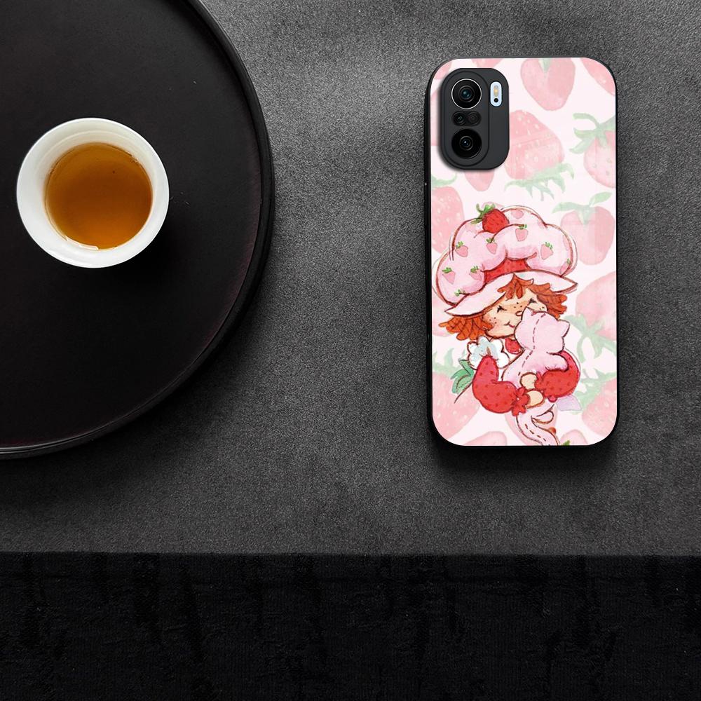 

Чехол для телефона «Клубничный Шорткейк» из закаленного стекла для Xiaomi 15 14 12 Lite Pro 13 11t Lite POCO M6 M5 X6 NFC F5 F6 Pro Xiaomi 13T Pro