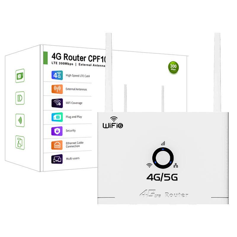 4G LTE Wireless Router with SIM Card Slot for Home WiFi Sharing