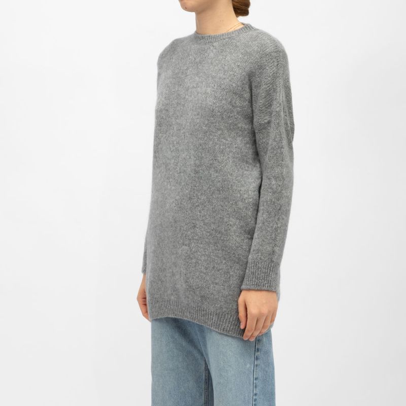 Women's Short Maelle Knit Dress with Round Neck LA PETITE ETOILE