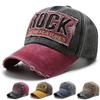 Cotton Vintage Baseball Cap With Adjustable Strap For Casual Wear