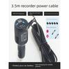 Car Driving Recorder Charger GPS Navigator Power Cord USB Charging Cable 3.5 M with Switch Neutral
