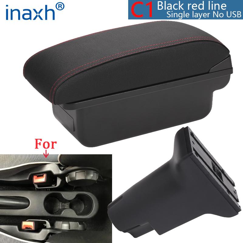 For Fiat 500 Armrest Box For Fiat Cronos Car Armrest Center Auto Storage Box Dedicated Retrofit Parts Interior Car Accessories