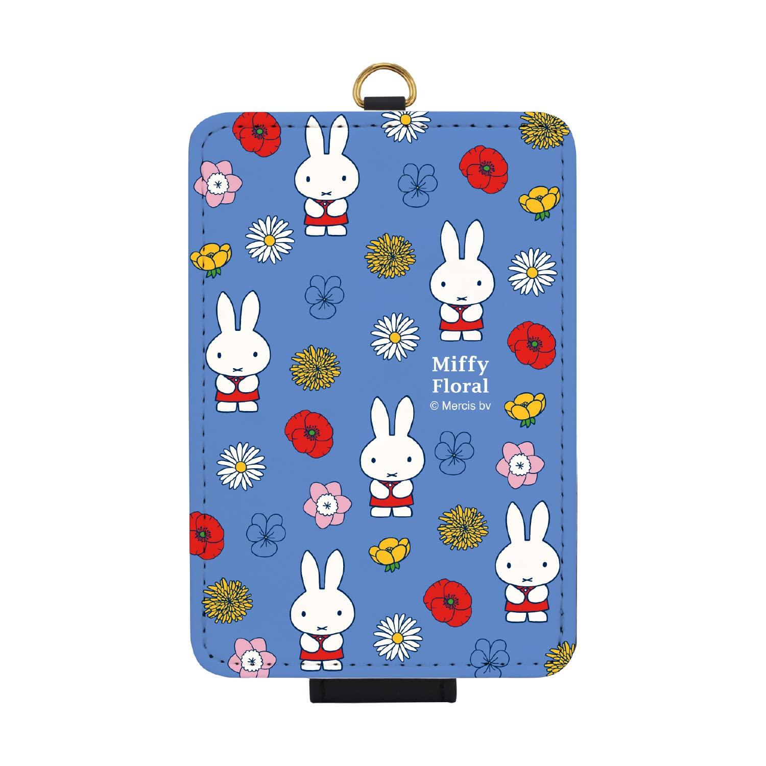 

Gourmandies Miffy Floral IC Card Case, Blue, MF-283BL синій