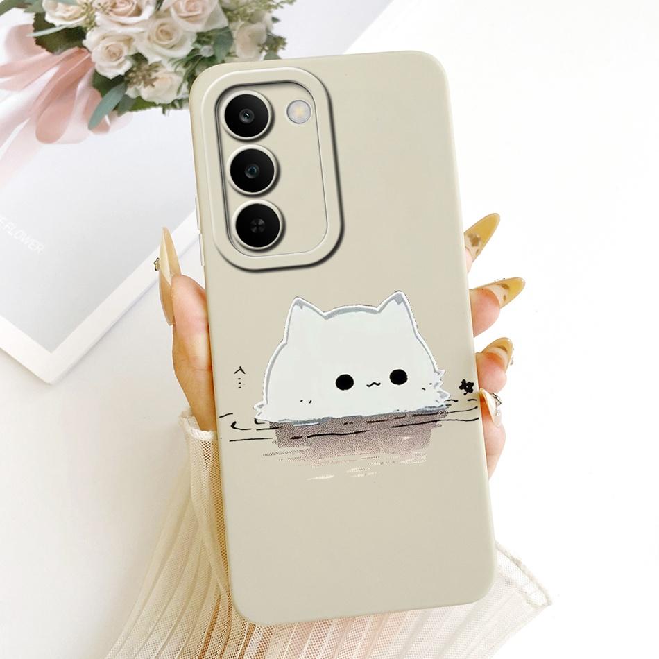 Für Realme C83 Niedliche Katze Blume Cartoon Handyhülle Für Realme C83 C 83 5G Weiche Silikonhüllen Stoßfänger