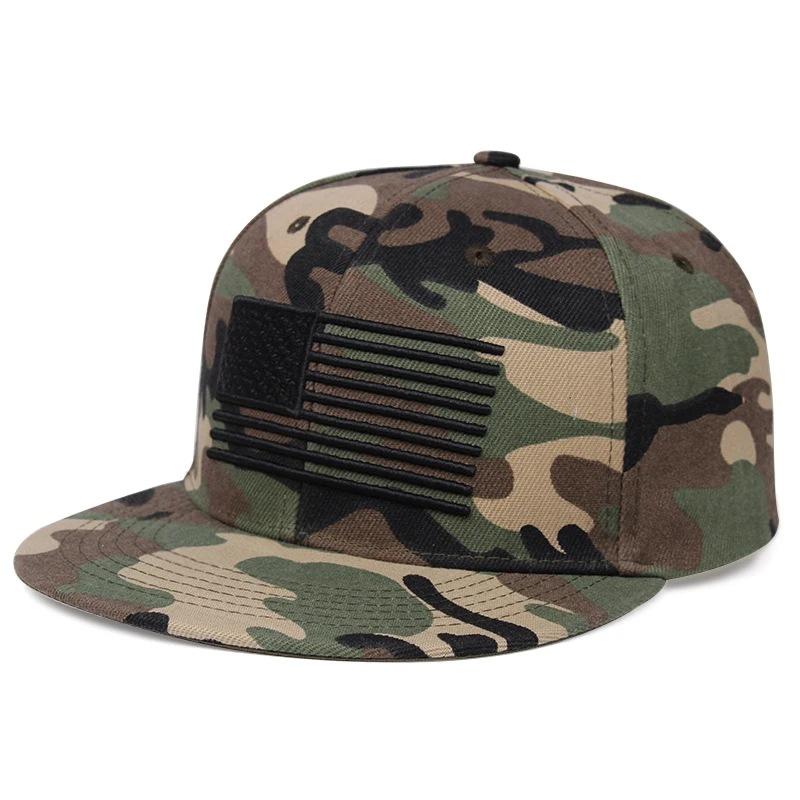 1pz Cappelli Hip-hop in Rete Ricamati con Bandiera Americana Unisex Regolabili Traspiranti Casual per Esterno Cappellini da Baseball Cappelli Parasole per Festa