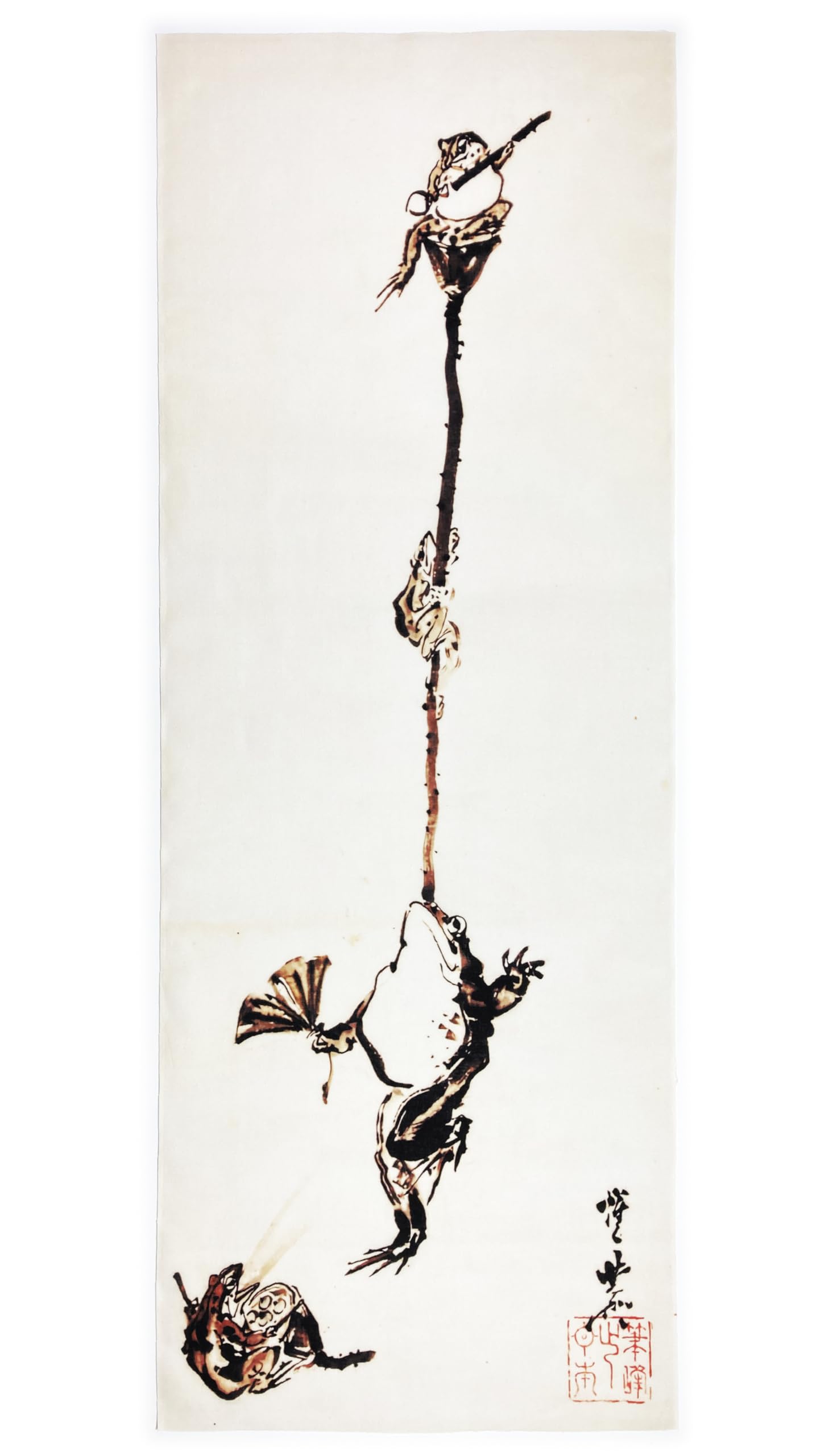 

полотенце для рук из всего мира акробатики лягушек Каванабэ Укиё-э, Кёсай,