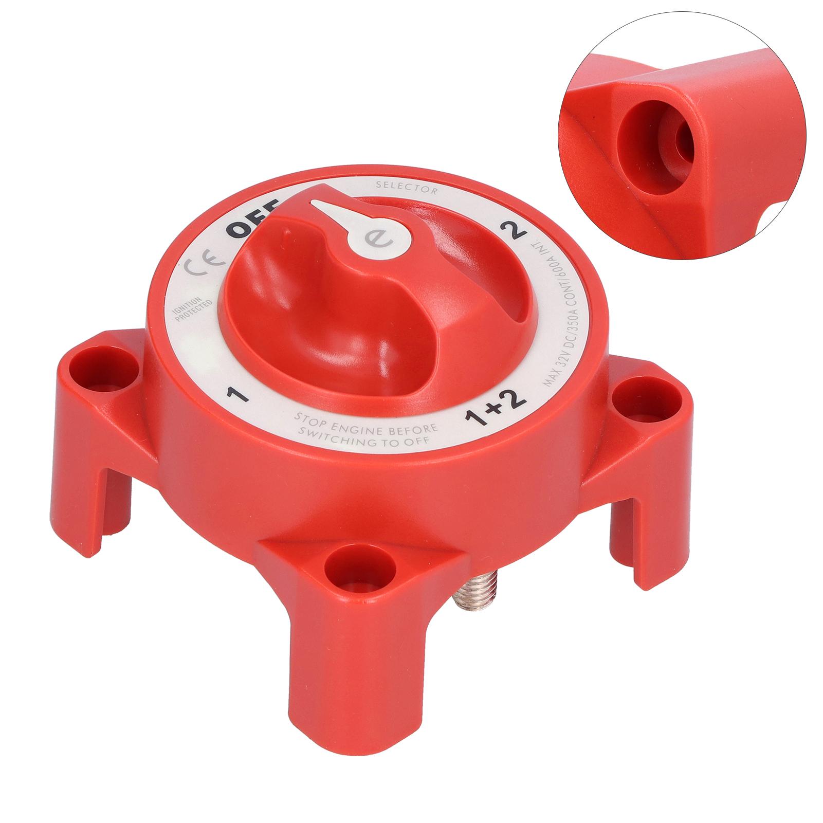 Аккумулятор   4-позиционный 3 Цельсия 8-в-16 клемм IP66 Водонепроницаемый для автодомов 32В 350А