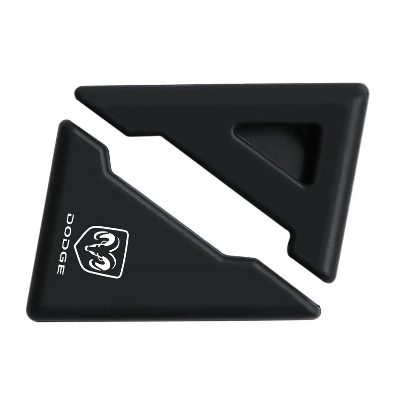 2Pcs Car Door Corner Silicone Protective Anti-Collision Cover for Dodge Caliber Ram 1500 Stratus Dart Caravan Charger Grand Caravan Journey