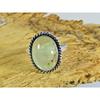 Natural Prehnite 925 Solid Sterling Silver Ring Size US-8.5 PG-57