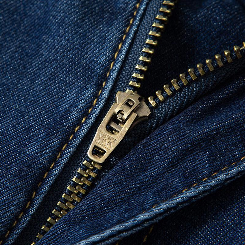 MONTAGUT Men's Retro Tencel Straight Jeans