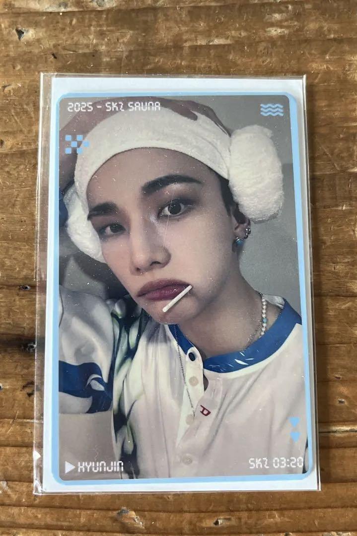 

[USED] Stray Kids Sauna Bonus Card Hyunjin Trading Card Stray Kids