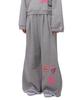 Yankoaleupeu American Rabbit Double-Pleat Sweatpants - Melange