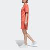 Adidas Neo Printed Loose Short Sleeve Dress Women dresses Orange GP5809