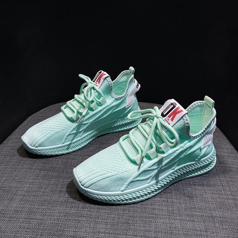 Women's 2024 Spring Flyknit Coconut Sneakers: Korean Style Casual Running Shoes F8801